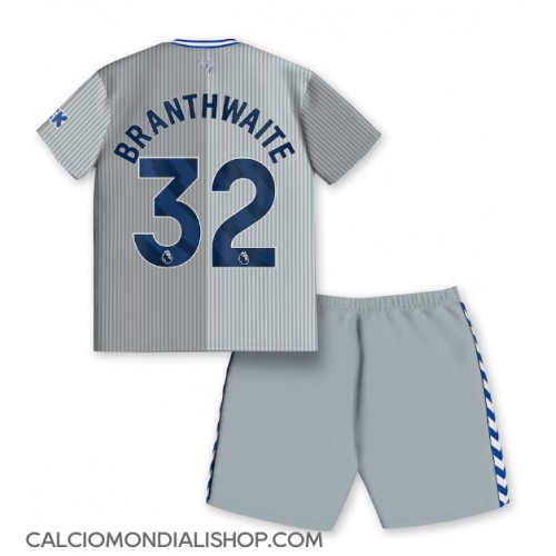 Maglie da calcio Everton Jarrad Branthwaite #32 Terza Maglia Bambino 2023-24 Manica Corta (+ Pantaloni corti)